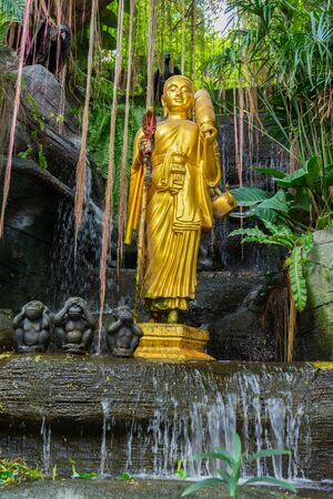 The Golden Mount, Wat Saket, Bangkok, Thailandの写真素材