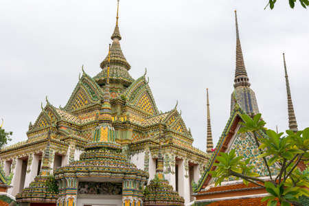 Famous Wat Pho in Bangkok, Thailandの写真素材