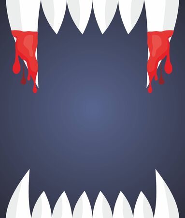 Happy Halloween card design elements on background, vector illustrationのイラスト素材