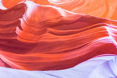 Antelope Canyon in the Navajo Reservation near Page, Arizona, USAの写真素材