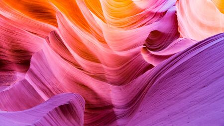 Antelope Canyon in the Navajo Reservation near Page, Arizona, USAの写真素材
