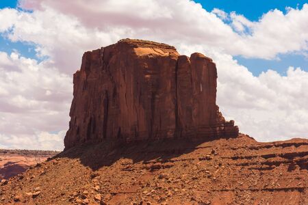 Monument Valley on the border between Arizona and Utah, USA