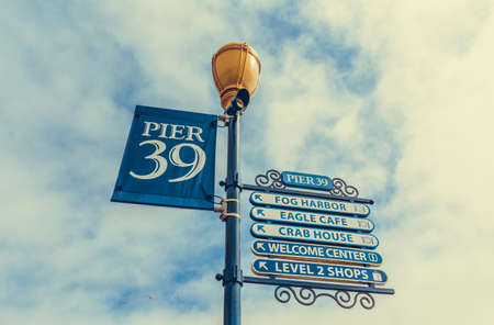 San Francisco, California, USA - August 4th, 2019: Touristic attractions of San Franciscoのeditorial素材