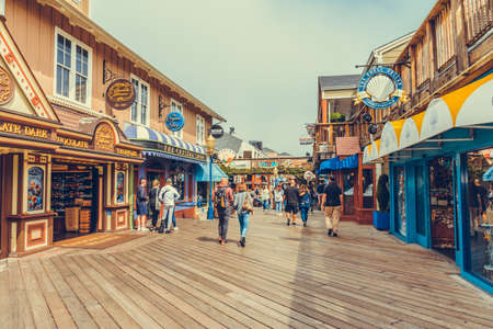 San Francisco, California, USA - August 4th, 2019: Touristic attractions of San Franciscoのeditorial素材