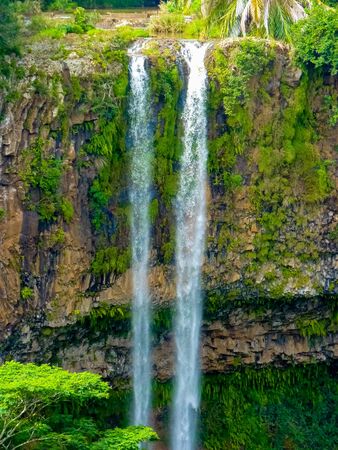 Viewpoint from the Black River National Park to the Chamarel falls, Chamarel, Mauritius Islandの写真素材