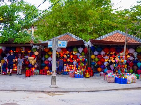 Peaceful people lifestyle in Hoi An, Vietnamの写真素材