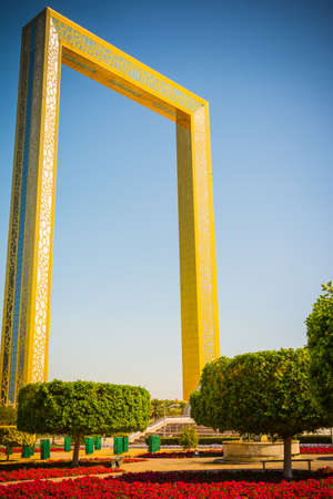 Dubai, United Arab Emirates, January 22th, 2020: Dubai Frameのeditorial素材