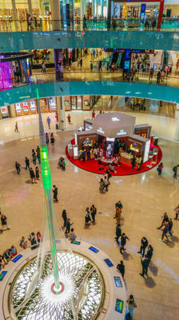 Dubai, United Arab Emirates, January 20th, 2020 : Luxury Dubai Mall interior, Dubai, United Arab Emiratesのeditorial素材