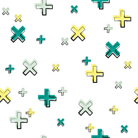 Colorful abstract geometric background. Seamless pattern. Vector illustrationのイラスト素材
