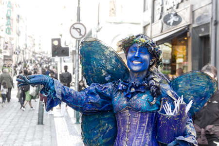 A fairy showing the wayの写真素材