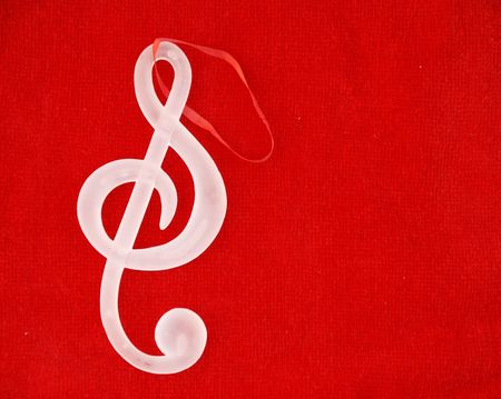 Treble clefの写真素材