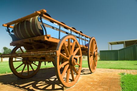 old carriage in swan valley