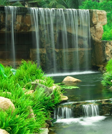 waterfallの写真素材