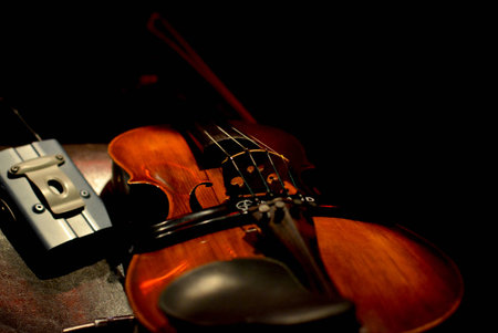 violin cafe concertの写真素材