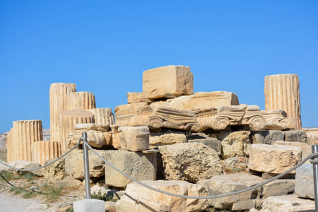 Acropolis of Athensの写真素材