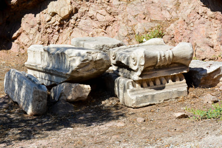 Acropolis of Athensの写真素材