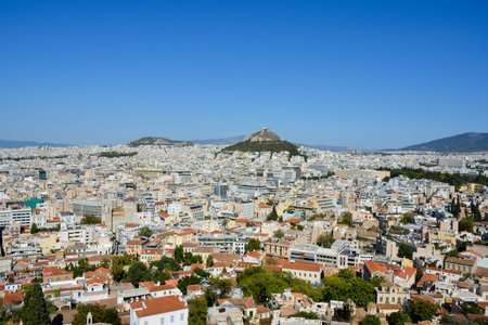 Acropolis of Athensの写真素材