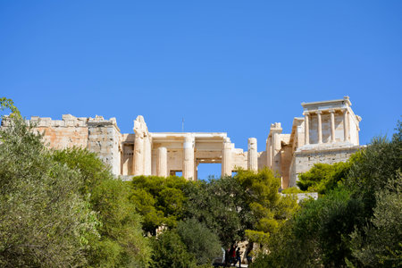 Acropolis of Athensの写真素材