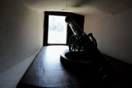 Interior of Bran Castle Dracula Transilvaniaのeditorial素材