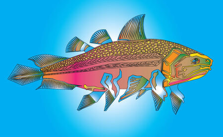 BIG fish Color のイラスト素材