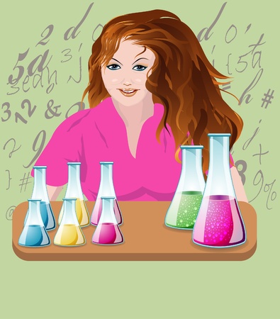 GIRL Chemistryのイラスト素材