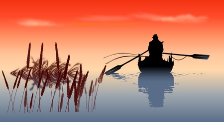 fishermanのイラスト素材