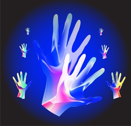 eight handsのイラスト素材