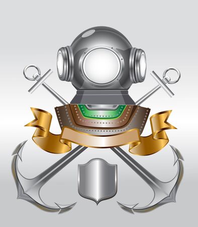 marine emblem   のイラスト素材