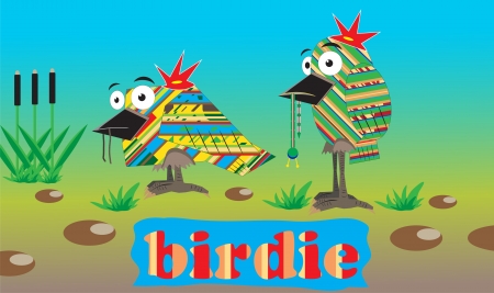 Birdieのイラスト素材