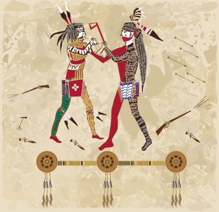 Indian warのイラスト素材