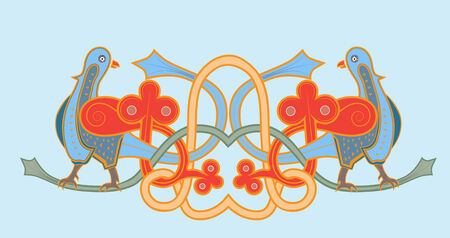 Slavic birdのイラスト素材