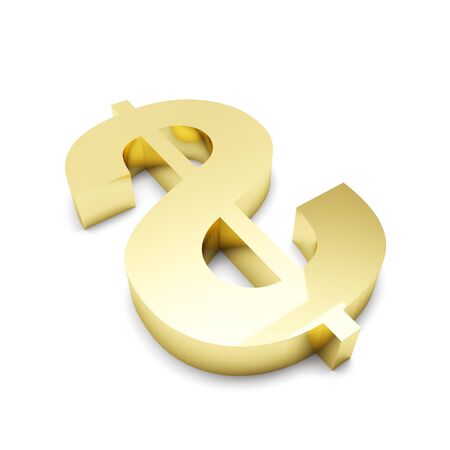 3D Dollar Markの写真素材