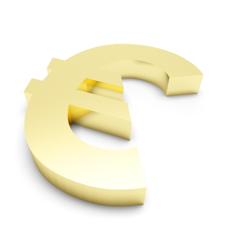 3D Euro Markの写真素材