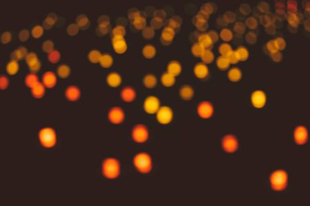 Abstract background of blurred lights with bokeh effect.の写真素材