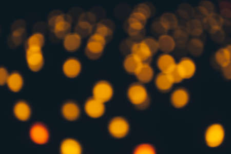 Abstract background of blurred lights with bokeh effect.の写真素材