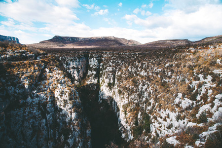 Beautiful landscape of Gorges du Verdon in south France.