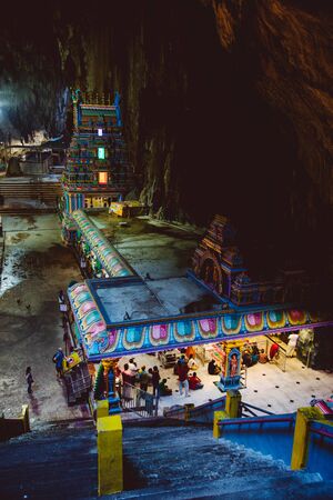 Batu Caves, Kuala Lumpur, May, 2019 : The Batu Caves Lord Murugan Statue, Malaysiaのeditorial素材