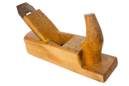 Antique dirty planer on a white background