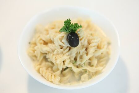 White Sauce Pastaの写真素材
