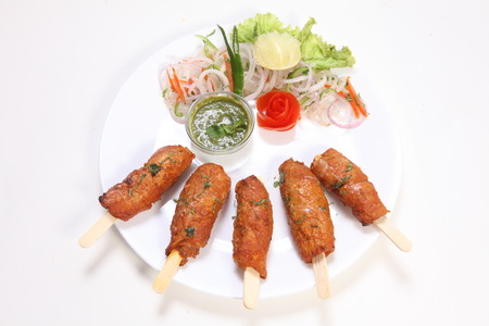 Chicken Lollypopの写真素材