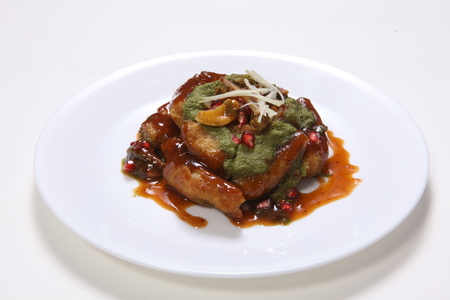 Aloo Chaatの写真素材