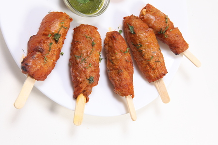 Chicken Lollypopの写真素材