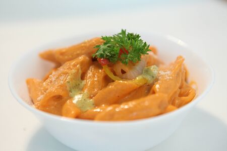 Red Sauce Pastaの写真素材