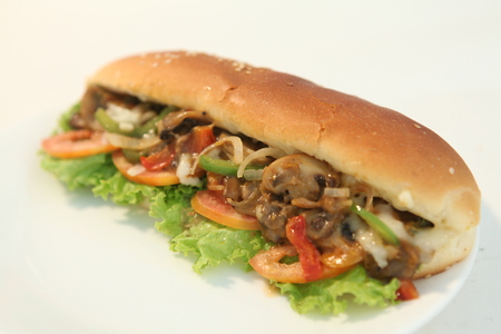 Juicy Hot Dogの写真素材