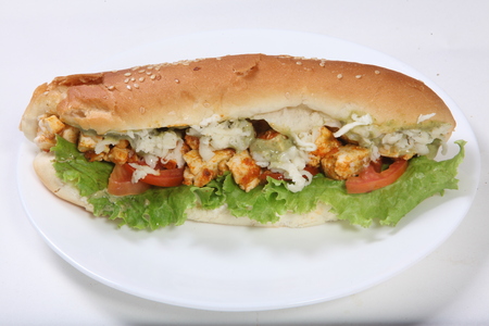 Juicy Hot Dogの写真素材