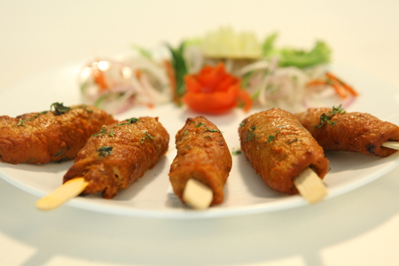 Chicken Lollypopの写真素材