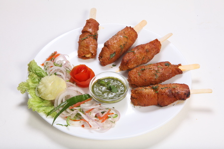 Chicken Lollypopの写真素材