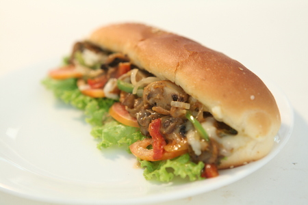 Juicy Hot Dogの写真素材