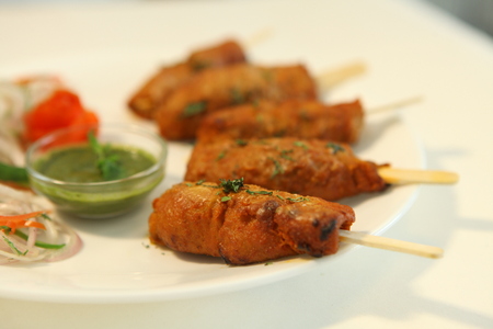 Chicken Lollypopの写真素材