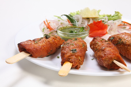 Chicken Lollypopの写真素材